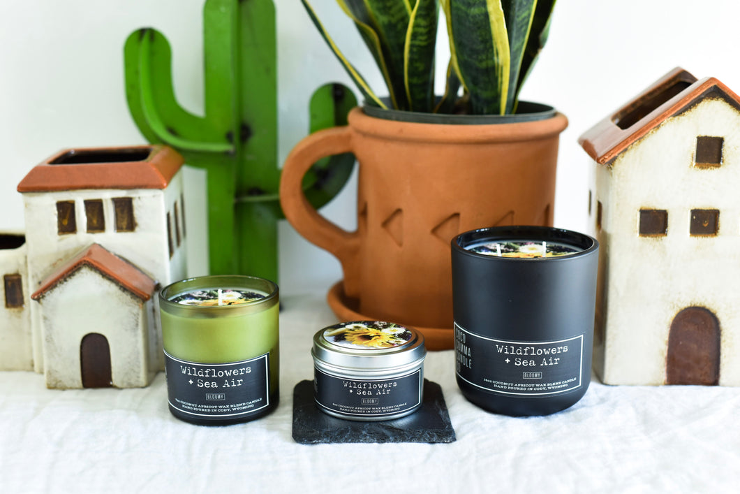 Wildflowers + Sea Air Candle